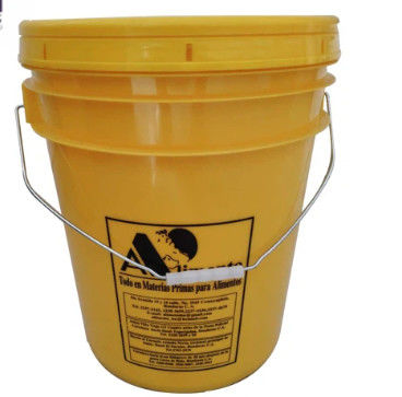 Chất chứa thùng nhựa màu vàng UN 20L Để lưu trữ keo