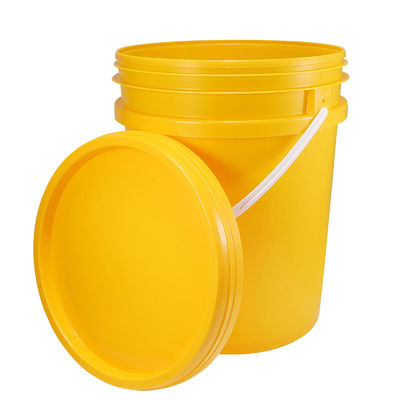 PE 18L Lót nhựa bồn sơn với nắp tay cầm nhựa