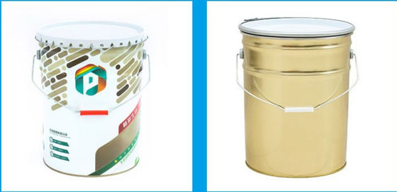 5 Gallon mở đầu kim loại sơn xô tràn chứng minh