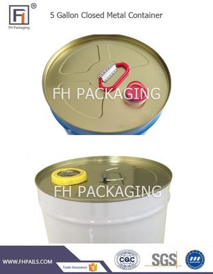 Liên Hợp Quốc xếp hạng 5 gallon thắt đầu thùng cho dầu cọ tròn