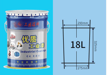 Thùng sơn kim loại 18L Tinplate cho sơn công nghiệp