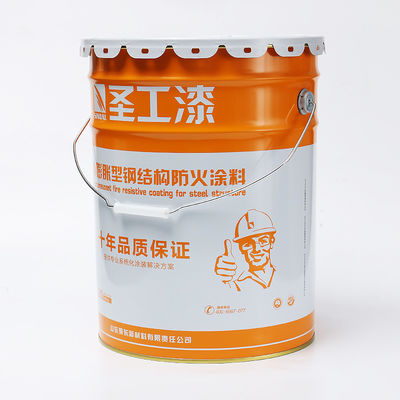 Thép 5 gallon thép xô để lưu trữ của lửa chống cháy lớp phủ hóa học