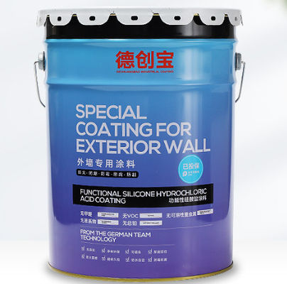 Kim loại thép kim loại nhựa 20L tròn với nắp cạnh hoa