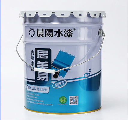 0.32-0.42mm 20L Open Head Steel Bucket với Gold Rust Inhibitor Coatings