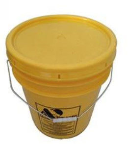 Chất chứa thùng nhựa màu vàng UN 20L Để lưu trữ keo