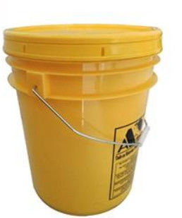 Chất chứa thùng nhựa màu vàng UN 20L Để lưu trữ keo