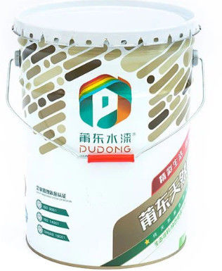 4 gallon tùy chỉnh in mở đầu thép thùng với nắp cạnh cuộn