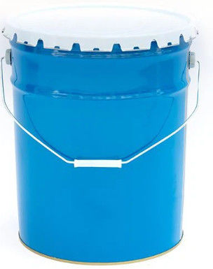 5 gallon thép Solid Solvent Bucket với nắp cạnh cuộn