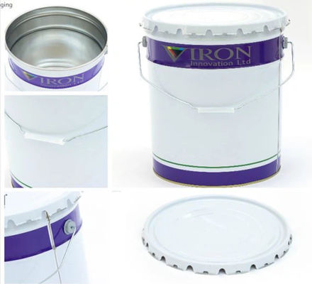 Thép mở đầu in thép thùng xô 18L với vỏ cạnh xoăn Liên Hợp Quốc chấp thuận