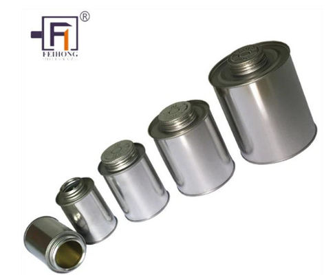 118ML Thùng thiếc kim loại với nắp đầu vít cho chất kết dính hóa học