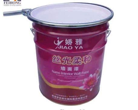 Thùng chống hóa chất kim loại 16L với nắp vòng khóa đòn bẩy