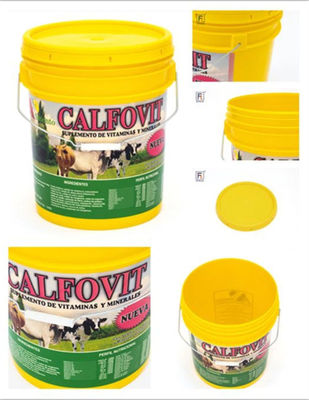 Vòng 5 gallon thùng nhựa với nắp để lưu trữ chất lỏng