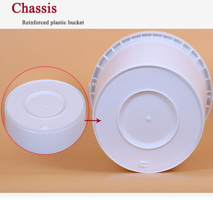 1.5 Gallon Natural Open Head Plastic Bucket Containers (Thùng chứa bình nhựa tự nhiên với đầu mở)