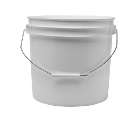 4 gallon dầu bôi trơn xô tròn đầu mở thùng nhựa để lưu trữ chất niêm phong