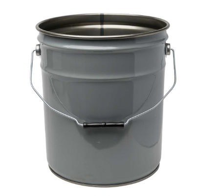 Thép xám 26 24Ga đầu mở 5 gallon xô sơn với nắp xoăn
