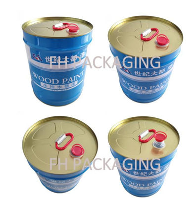 Vỏ vòng chặt 5 gallon đóng đầu thép thùng với Rieke Spouts