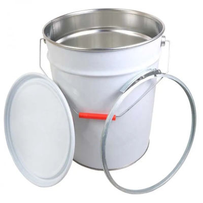 16L in ấn mực rỗng thép thùng với đòn bẩy khóa vòng nắp