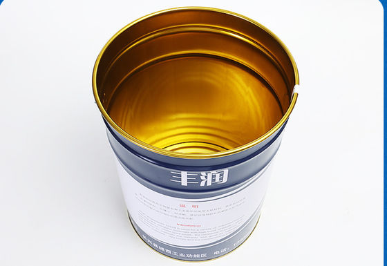 Vỏ sơn 5 gallon bằng kim loại phenolic bằng vàng với sự chấp thuận của Liên Hợp Quốc