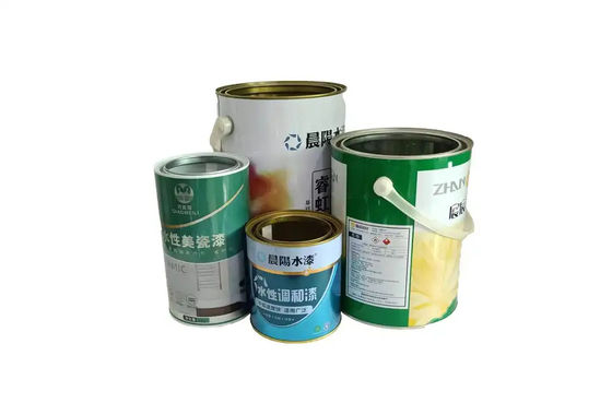 1 gallon màu dầu tròn Sản phẩm thép thép có tay cầm vòng nhựa