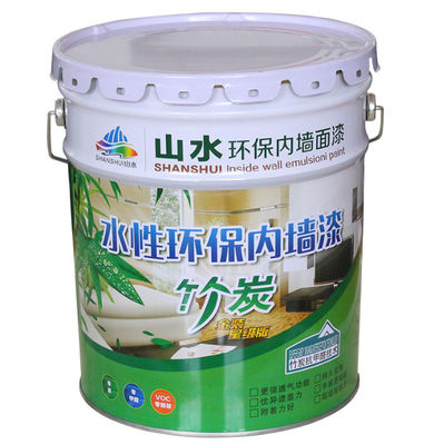 Bọc 5 gallon 20 lít có vỏ kim loại được sơn với nắp cạnh hoa