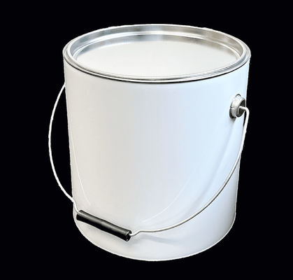 Thùng thiếc tròn nhỏ với nắp đòn bẩy hoàn hảo để lưu trữ và vận chuyển hóa chất