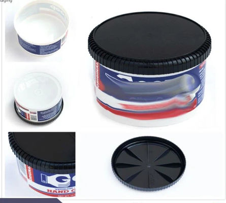 Các thùng và xô bằng nhựa nhựa polypropylene trắng tùy chỉnh với lớp lót phenol vàng